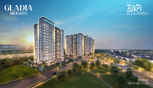 HÌNH ẢNH PHỐI CẢNH GLADIA HEIGHTS KHANG ĐIỀN