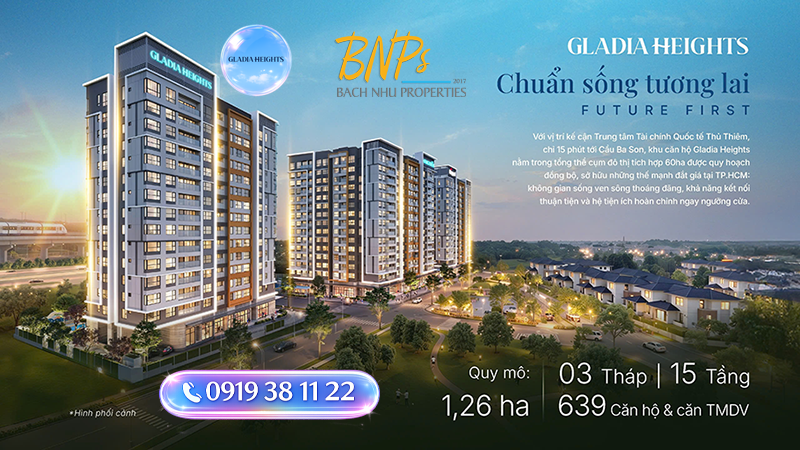 Nhà Mẫu Gladia Heights: "Điểm Chạm" Định Hình Chuẩn Sống Tương Lai Tại Quận 2 cùng Bách Như Properties - BNPs