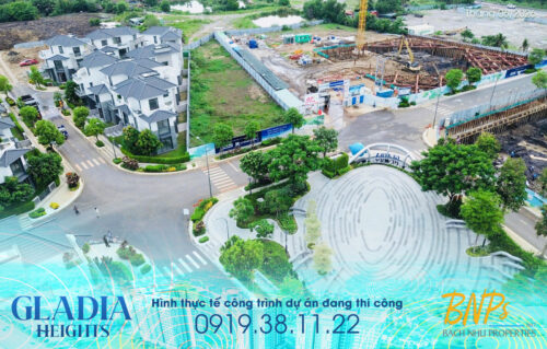 HÌNH ẢNH THỰC TẾ CÔNG TRÌNH ĐANG THI CÔNG TẠI GLADIA HEIGHTS KHANG ĐIỀN