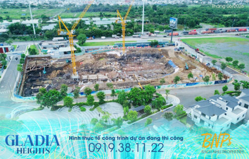 HÌNH ẢNH THỰC TẾ THI CÔNG TẠI GLADIA HEIGHTS KHANG ĐIỀN