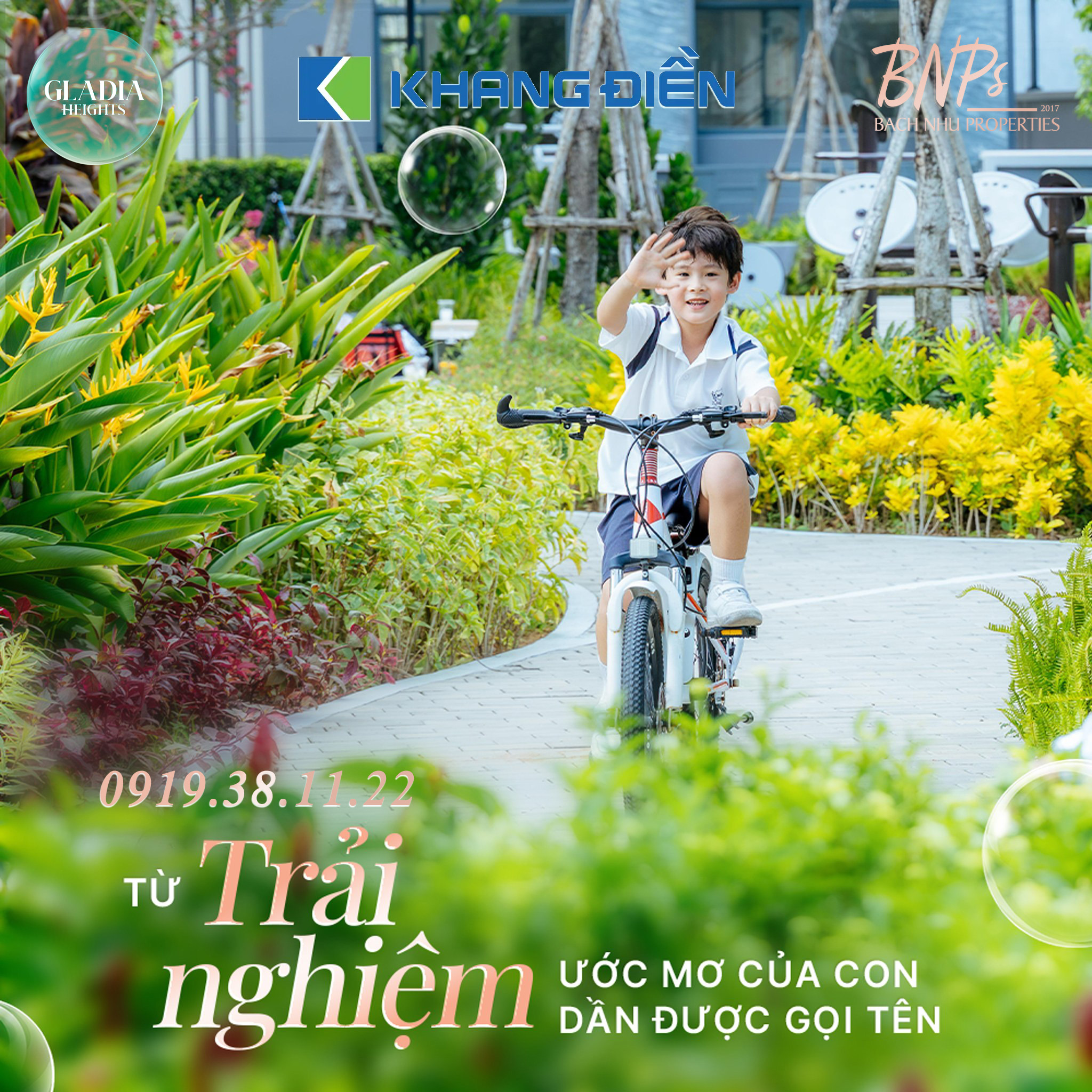 Gladia Height Khang Điền - Trải nghiệm ước mơ của con dần được gọi tên