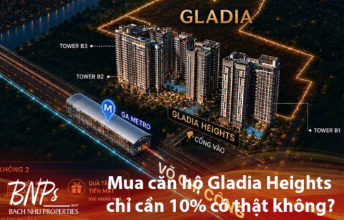 Mua căn hộ Gladia Heights chỉ cần 10% có thật không - Bách Như Properties - BNPs sẽ giải đáp câu hỏi này