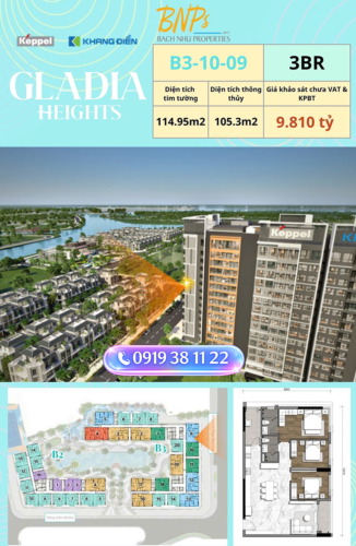 Căn hộ Gladia Heights giá tốt Bách Như Propertirs - BNPs phân phối