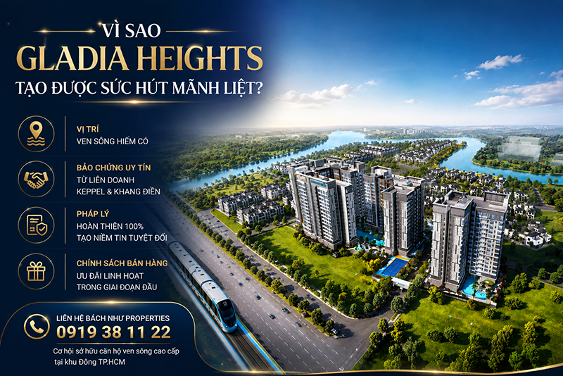Thông tin mở bán Gladia Heights - Bách Như Properties - BNPs