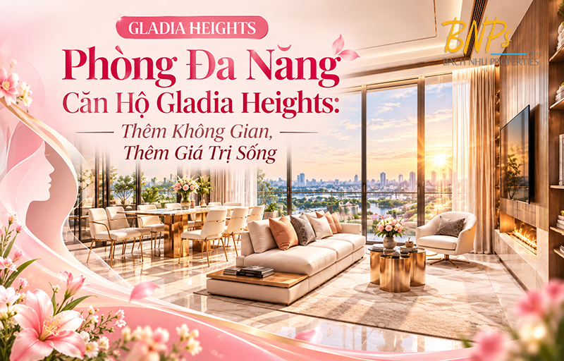 Phòng Đa Năng Căn Hộ Gladia Heights: Thêm Không Gian, Thêm Giá Trị Sống - Bách Như Properties - BNP's