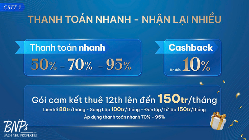 Thanh toán nhanh nhận lại nhiều Gladia By The Waters 1